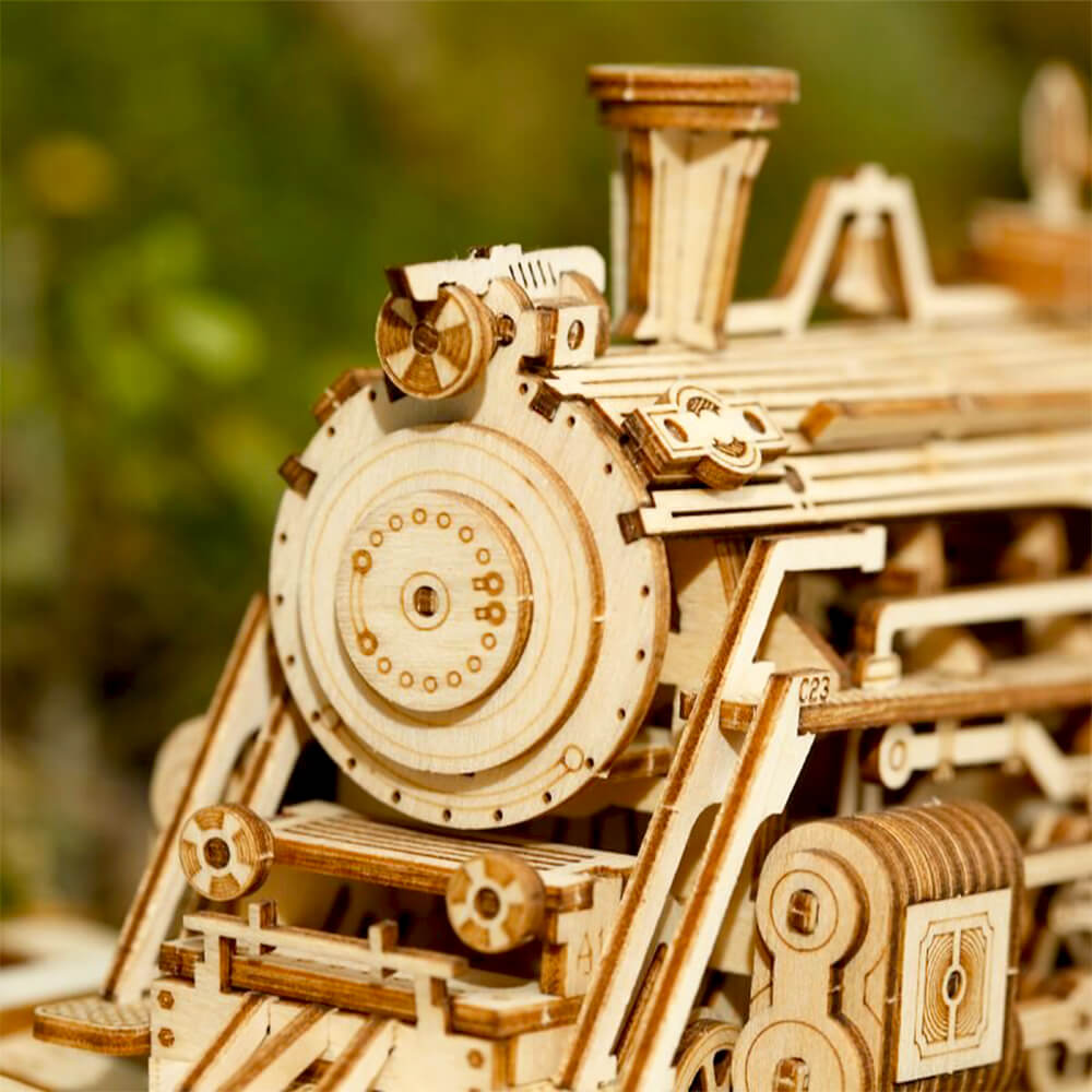 Maquette en Bois - Train Vapeur – Puzzl Wood