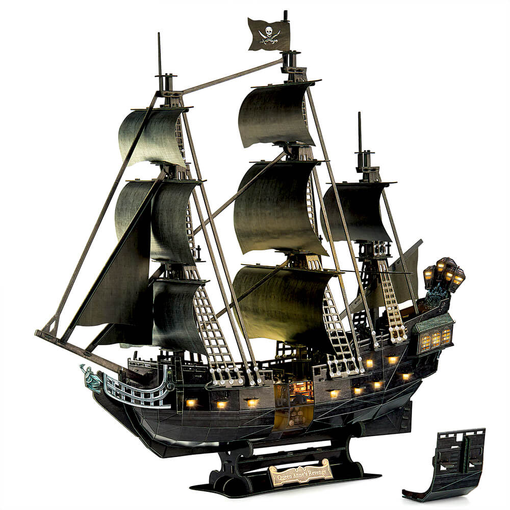 Puzzle 3D - Bateau Pirate Queen Anne's Revenge