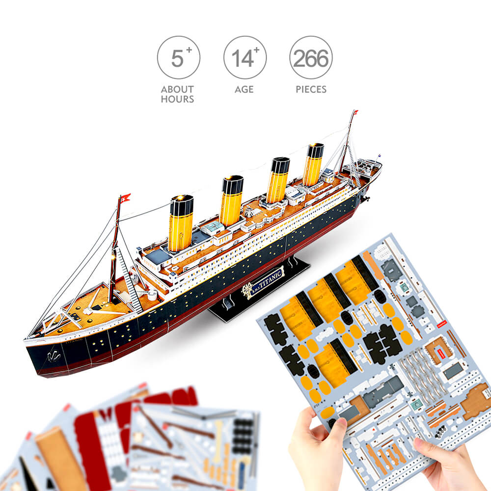 Puzzle sales titanic 3d